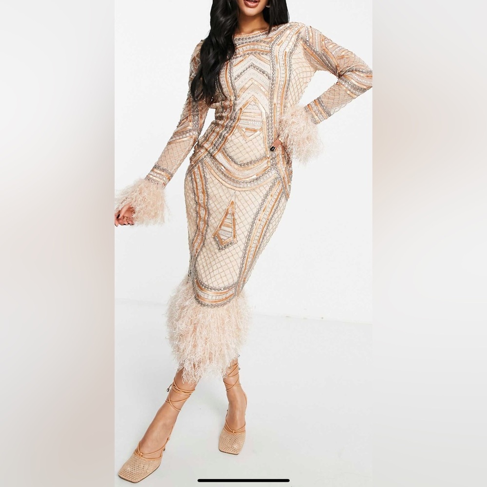 ASOS DESIGN Embellished Sequin dress